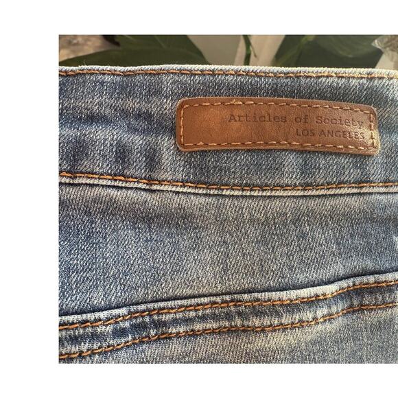 Articles of Society Blue Denim Skinny Jeans, Women's 28 - Picture 5 of 5